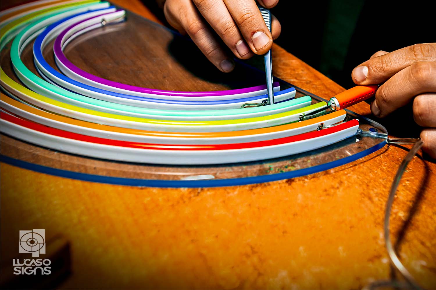 Custom Neon Fabrication Lucaso Signs 1