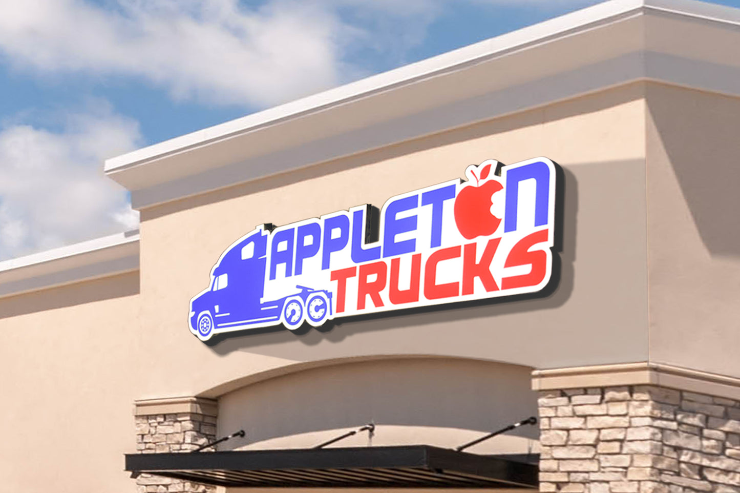 Custom LED Logo Signs for Business | Outdoor Illuminated Cloud Signs