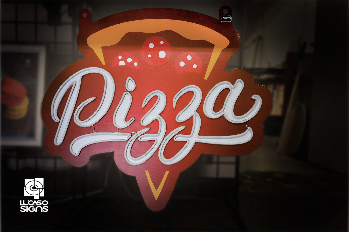 Pizzeria Neon Sign Lucaso Signs