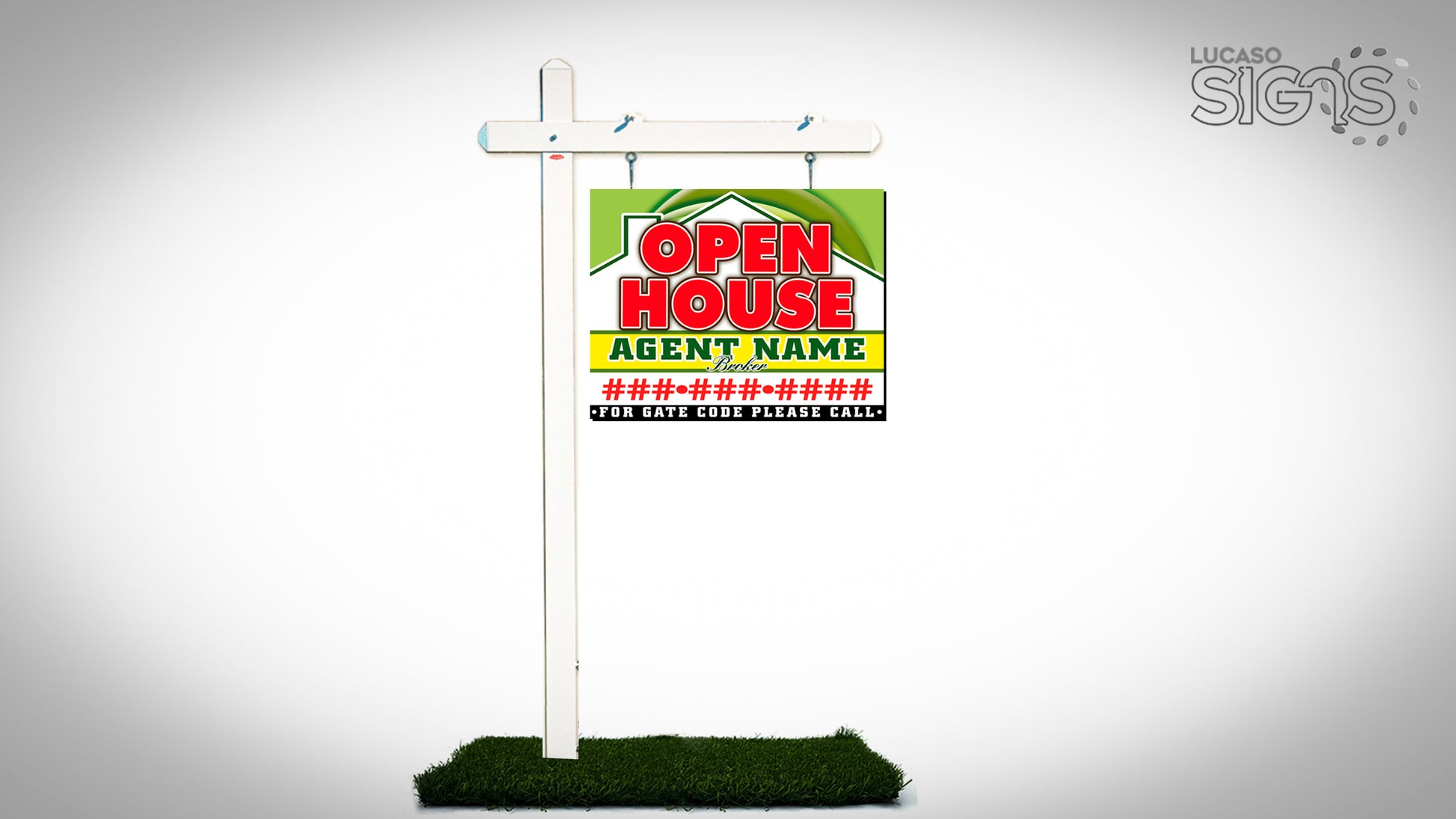 Real Estate Pole sign Custom Prints