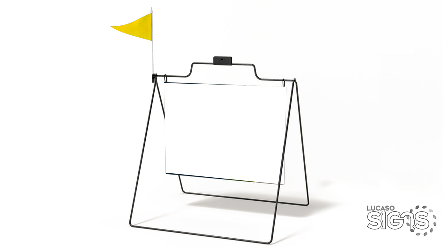 A-Frame real signs custom prints frame