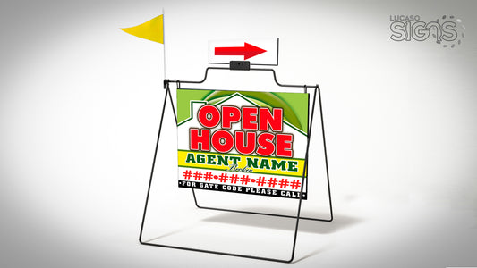 A-Frame real signs custom prints