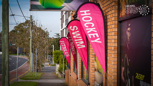 Teradrop Flag Custom double sided