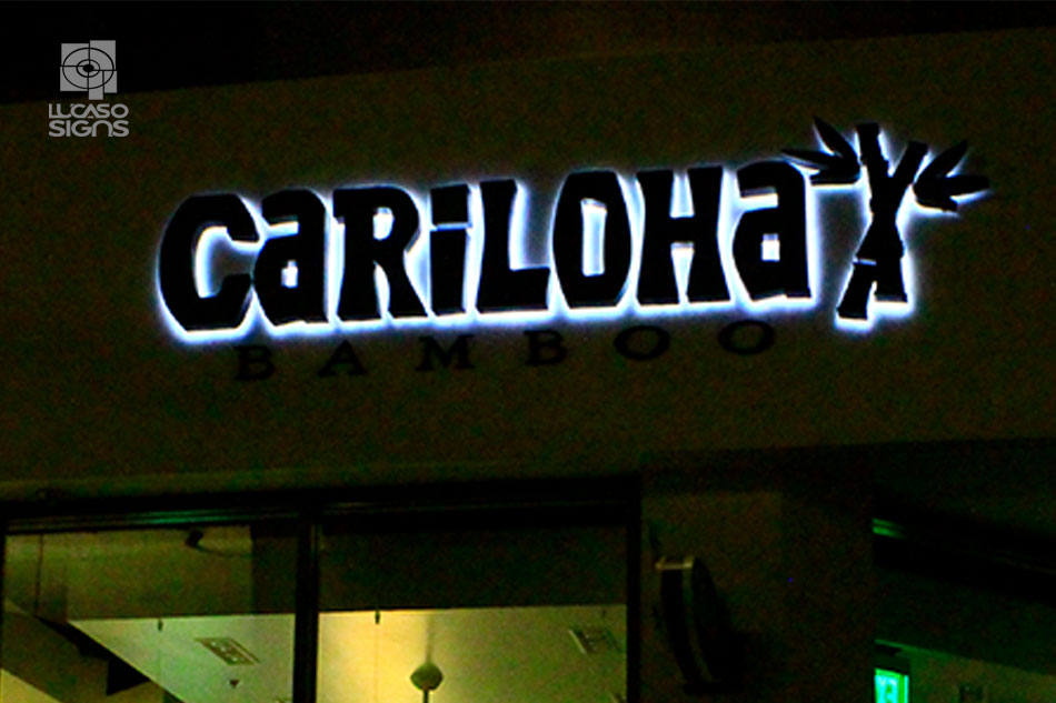 Reverse Channel Letters LED Signs "Halo" 3 BuySigns.Shop