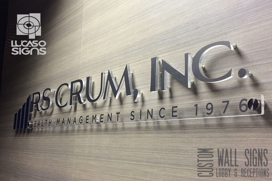 Lobby Signs custom for Reception and Walls 1 BuySigns.Shop