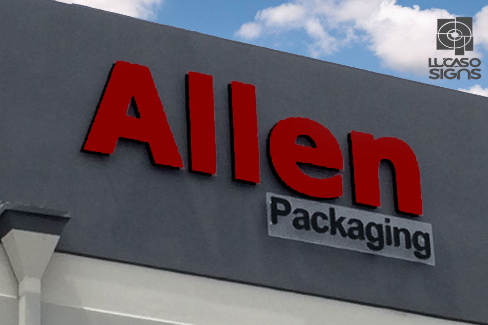 Custom FOAM LETTERS and Shapes with Acrylic 3 BuySigns.Shop