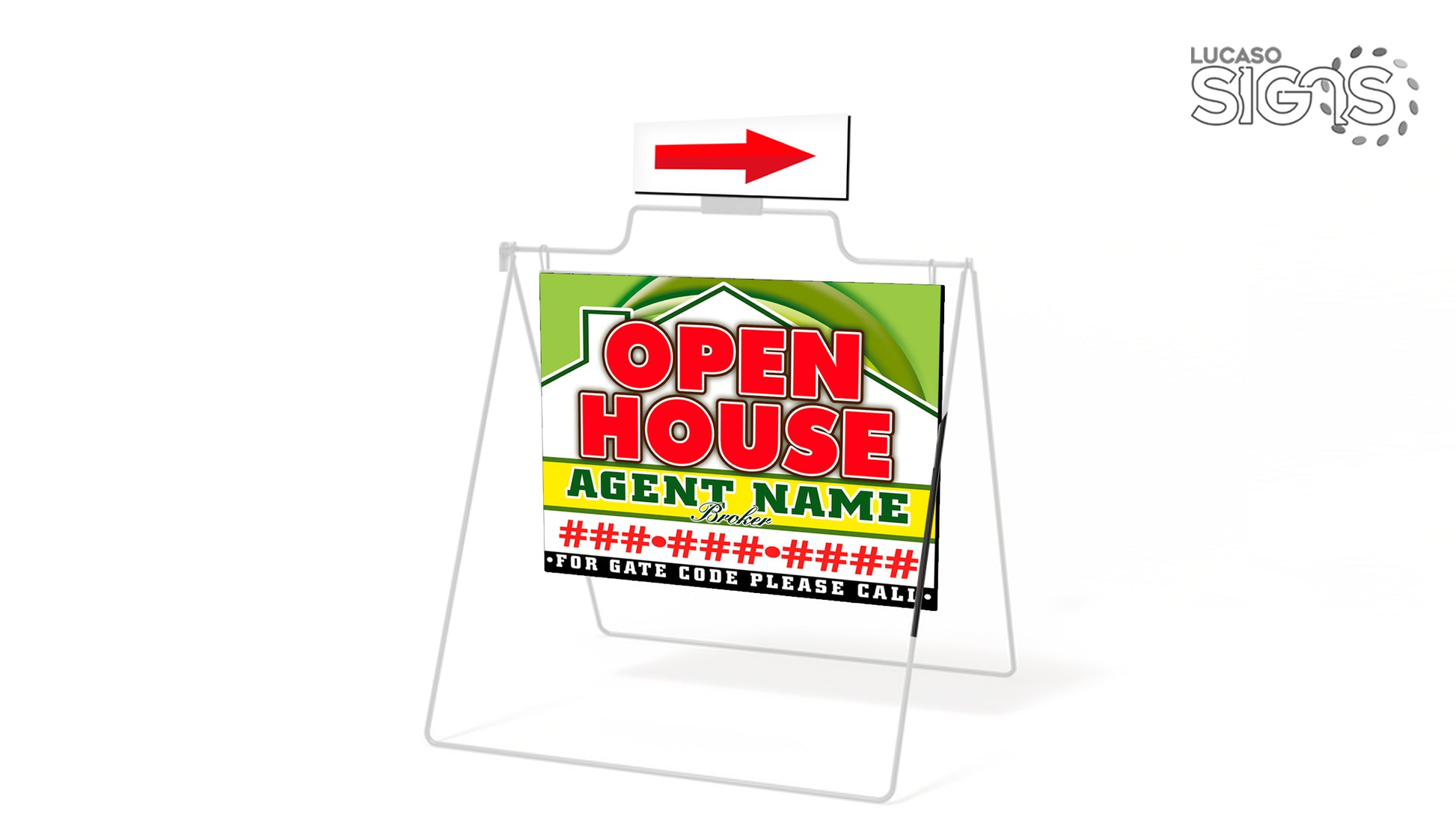 A-Frame real signs custom prints custom prints