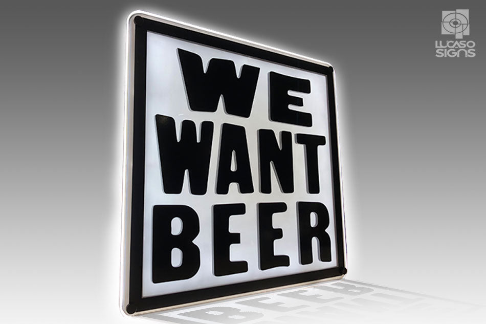 Ultra thin light boxes Custom Logos and Translucents