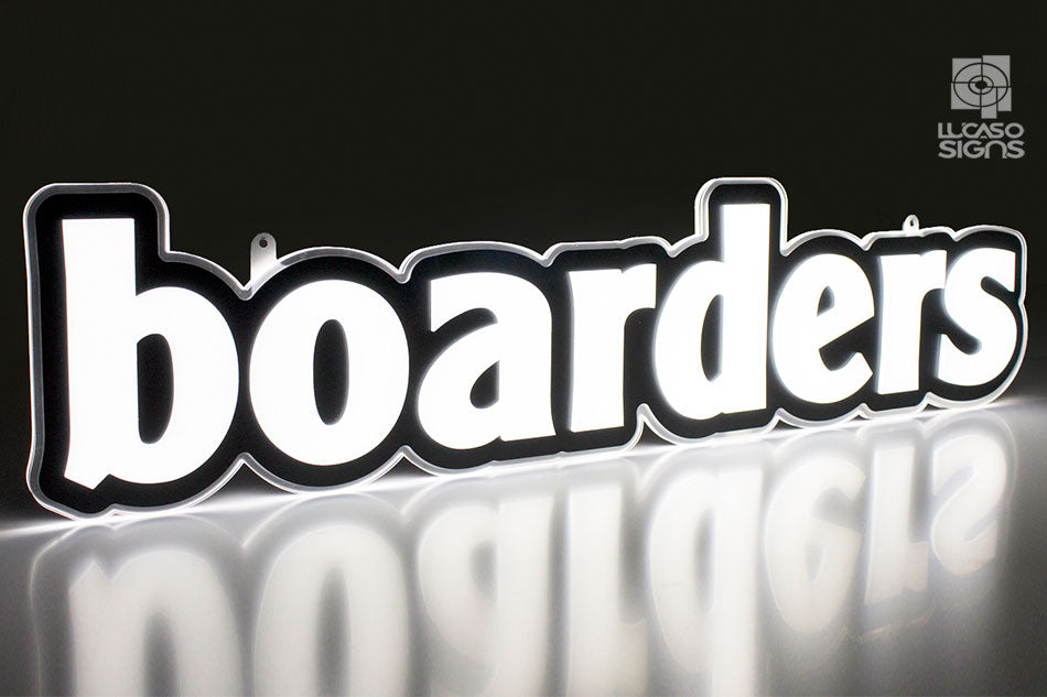 Ultra thin light boxes Custom Logos and Translucents